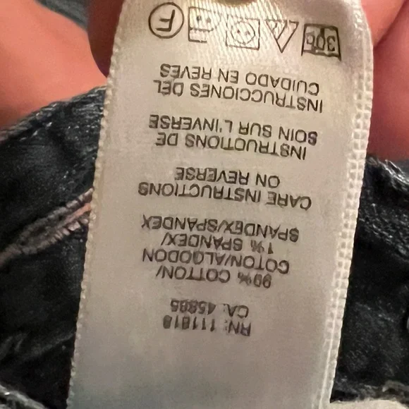 Michael Kors Blue Flare Wide Leg Jeans - Picture 4 of 4